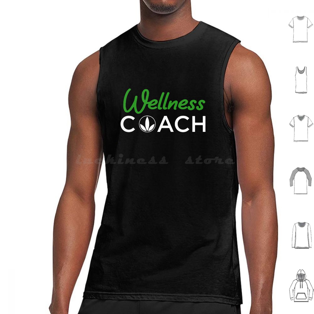 Wellness Health Nutrition - Camisetas sin mangas de algodón estampadas
