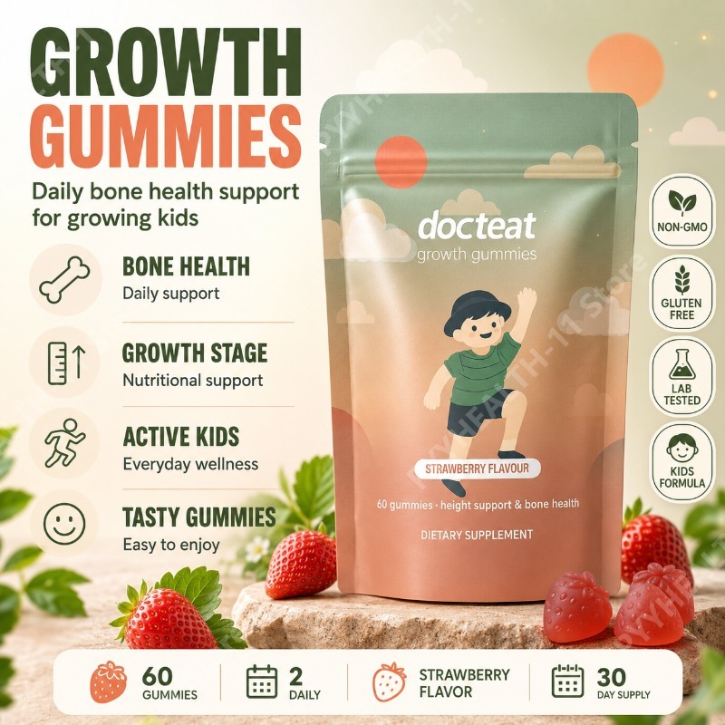 Wellness Health Nutrition - Gomitas de Calcio para Niños con