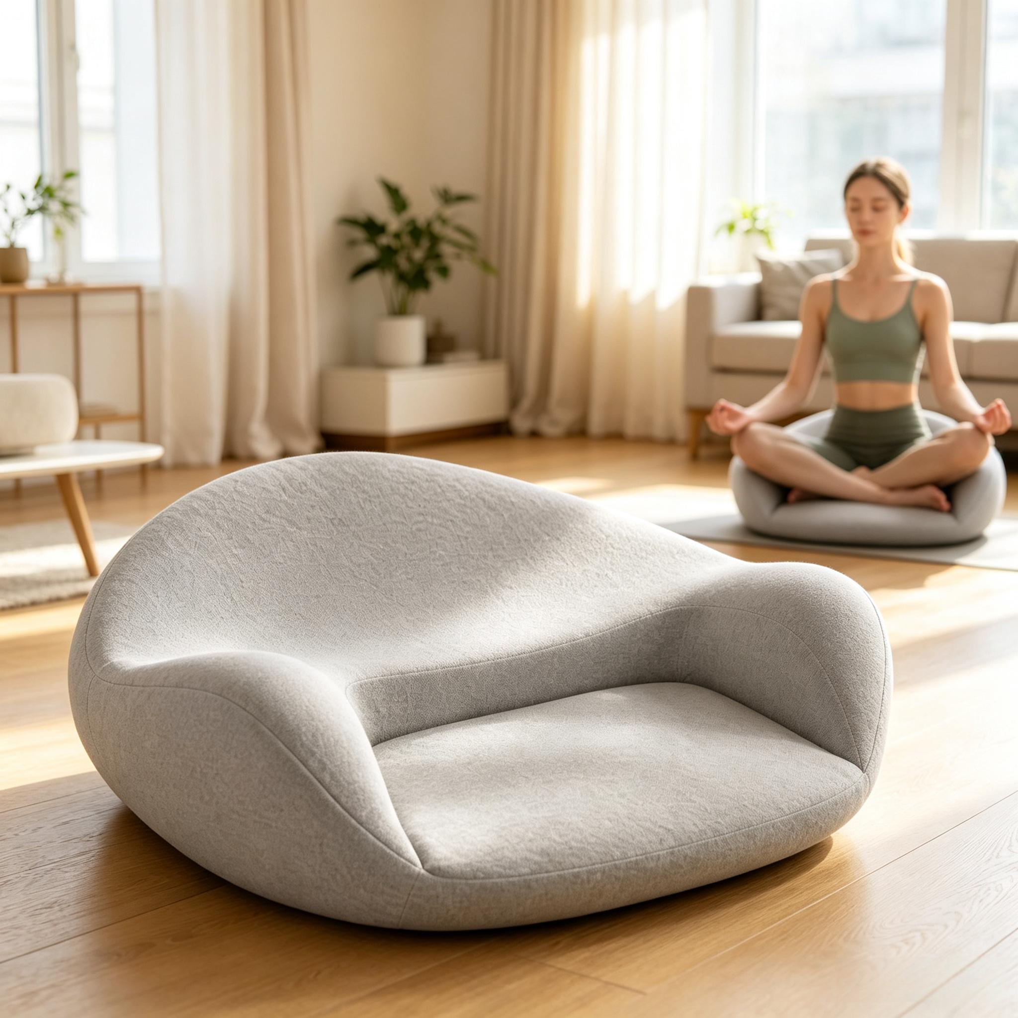 Meditation Cushion Zafu - Cojín de Meditación de Espuma Viscoelástica