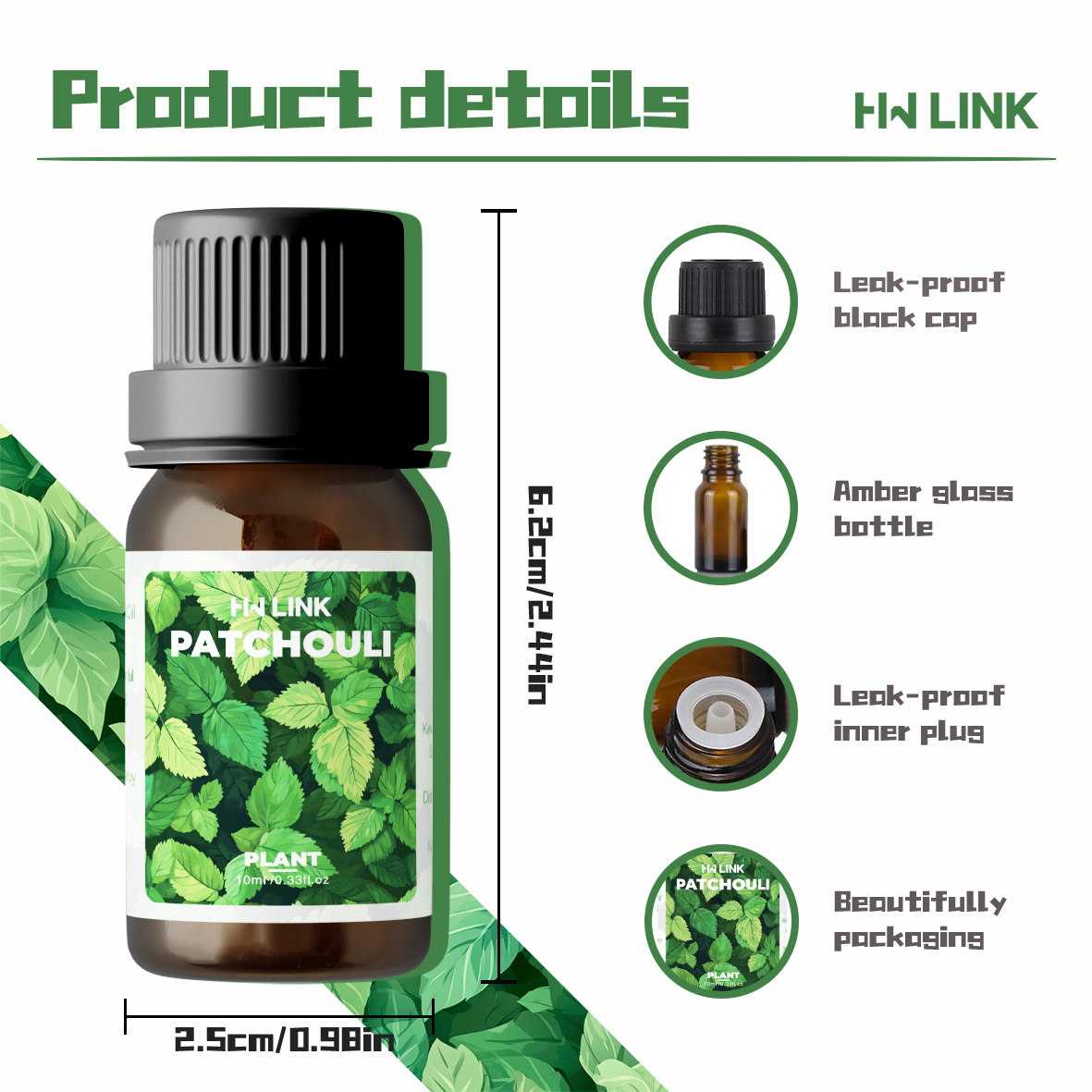 Aceites Esenciales de Pachulí  - Aromatherapy Diffuser reseña y precio