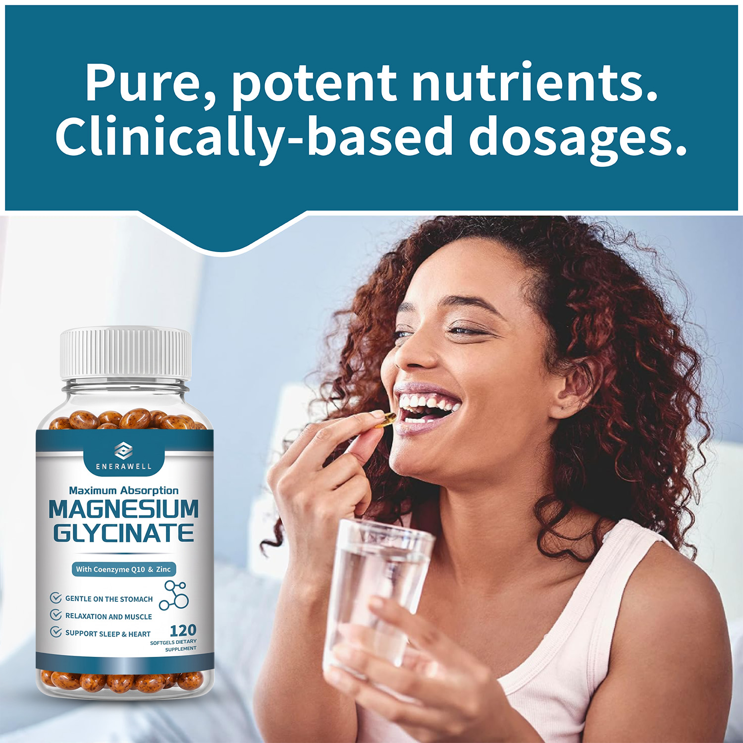 Glicinato de Magnesio 500mg, S - Wellness Health Nutrition reseña y precio