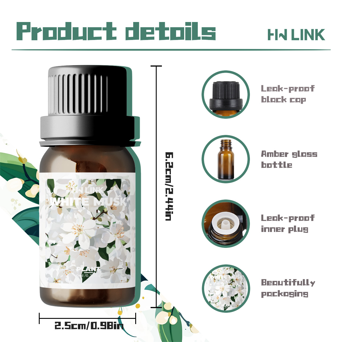 Aceites Esenciales de Almizcle - Aromatherapy Diffuser reseña y precio