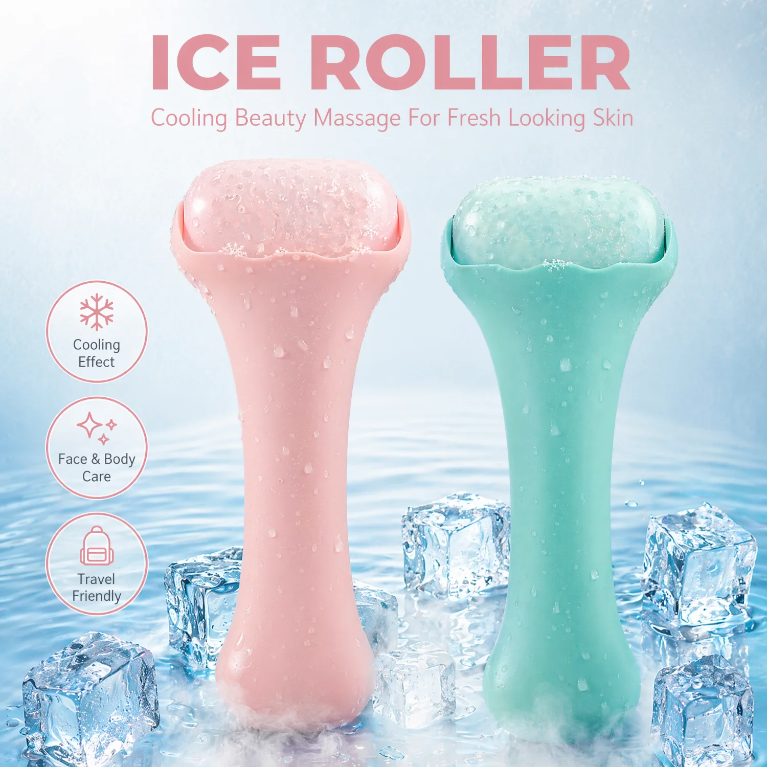 Rodillo facial de hielo, herra - Ice Roller Face Cold reseña y precio